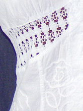 chemise blanche brodée 