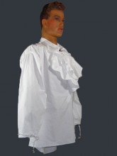 chemise blanche à jabot